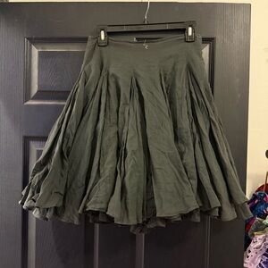 Hache Gray Cotton Skirt, Sz EU 38, EUC